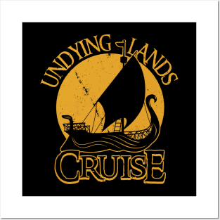 Fantasy Cruise Vintage Retro Fantasy Fictional Vacation Gift Posters and Art